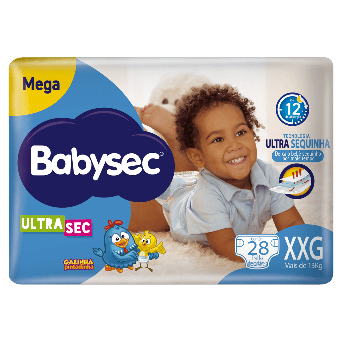 Fralda Babysec Ultra Mega 28 unidades XXG