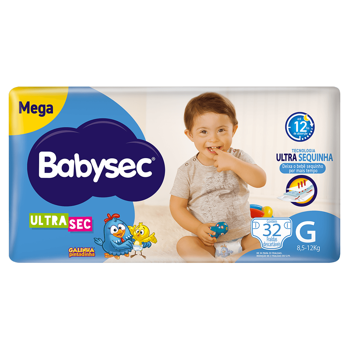 Fralda Babysec Ultra Mega 32 unidades G