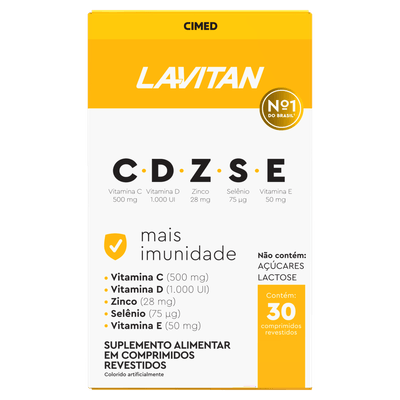 Lavitan Imunidade Cdzse - 30 comprimidos
