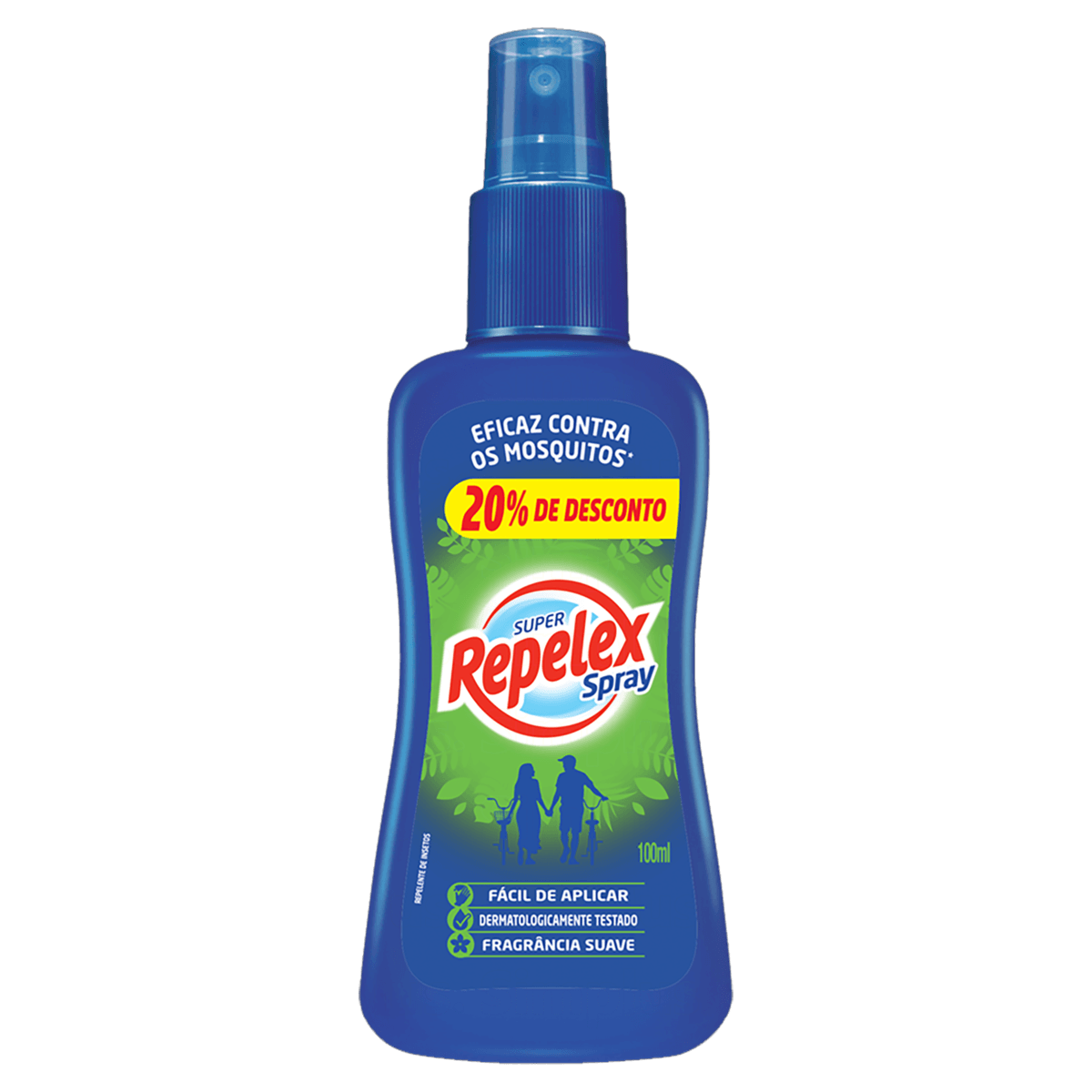Repelente aerossol Suave com DEET 100ml Repelex
