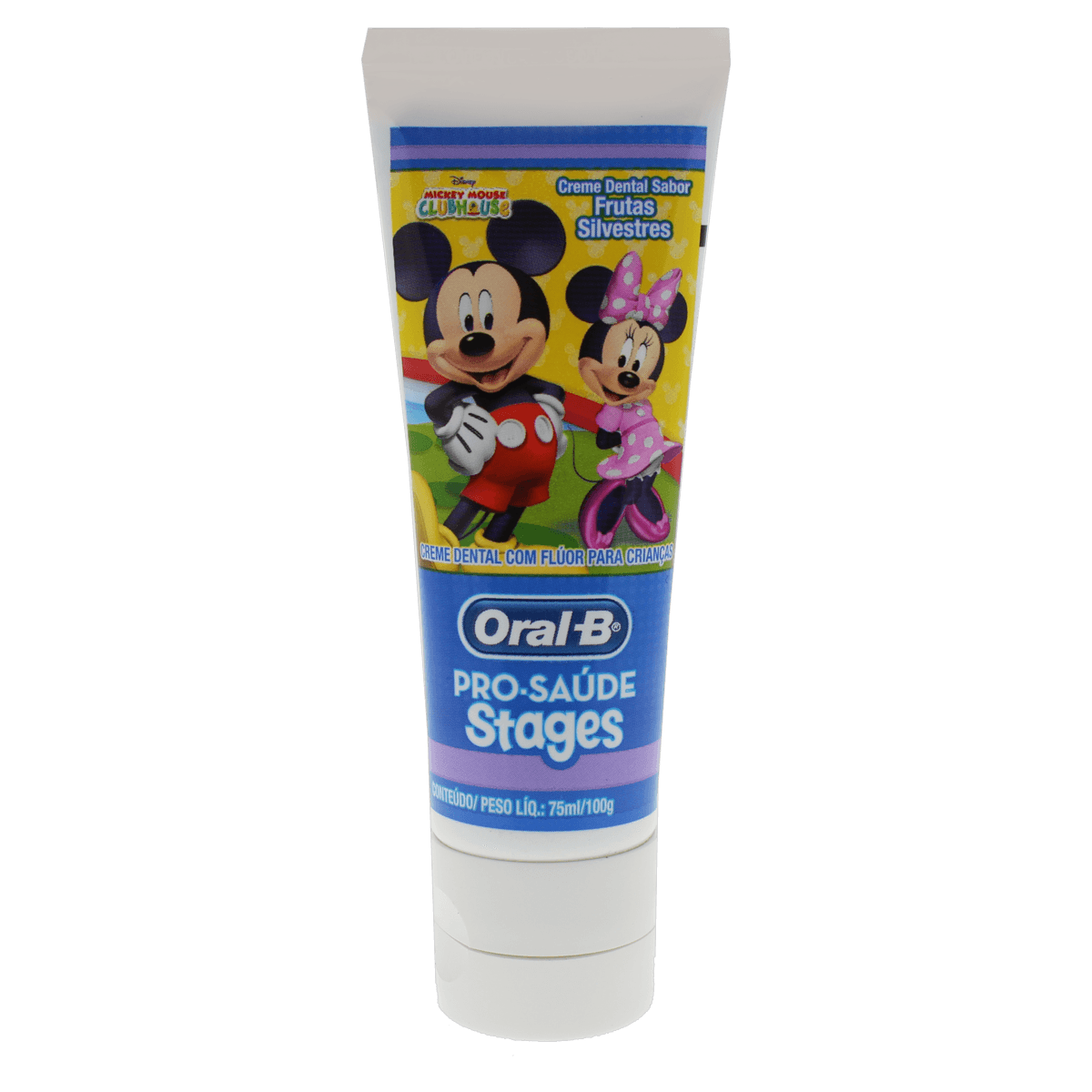 Creme dental infantil Pro-Saúde Stages Oral-B 100g Frutas Silvestres - Previne cáries