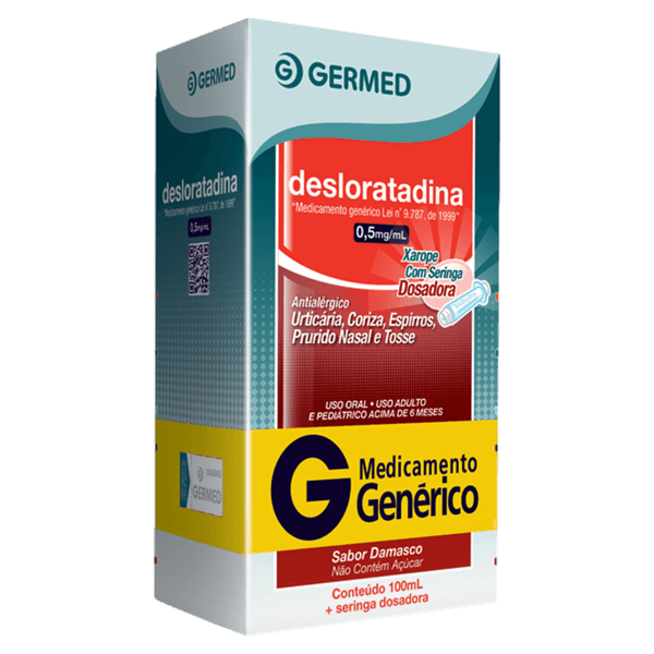 Desloratadina 0,5mg Xarope 100ml - Germed