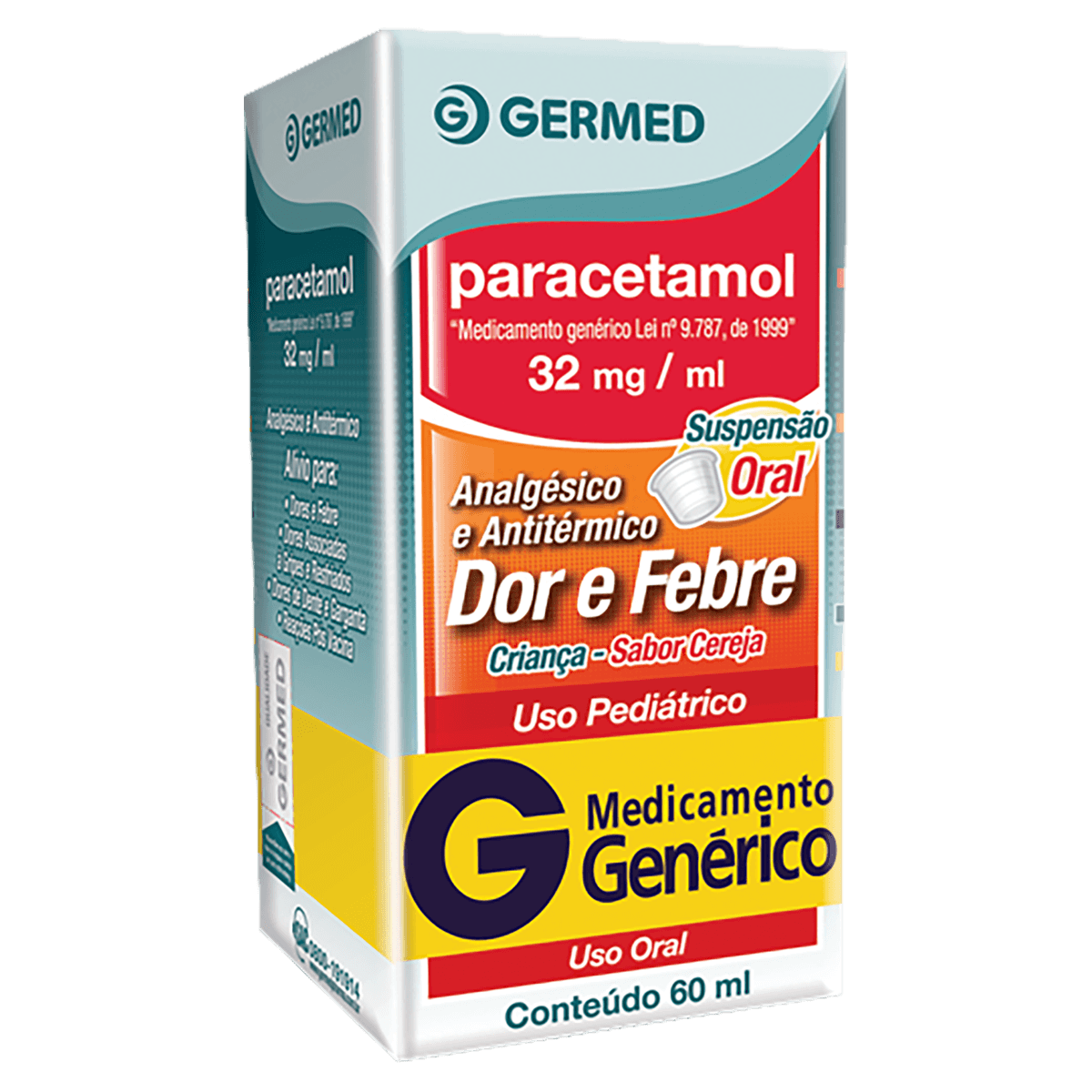Paracetamol 32Mg/Ml Solução Oral 60Ml - Germed