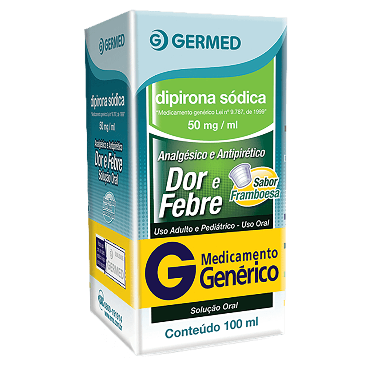 Dipirona Sódica 50Mg/Ml 100Ml Solução Oral - Germed