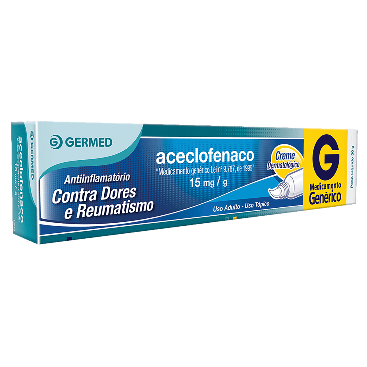 Aceclofenaco 15Mg/G Creme 30G - Germed Genérico