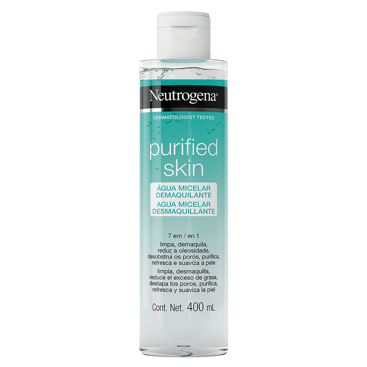 Água Micelar Demaquilante Neutrogena Purified Skin 7 em 1 400ml