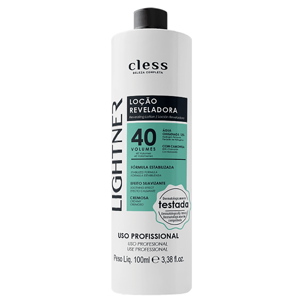 Água Oxigenada Cremosa 40 Volumes 100ml Lightner