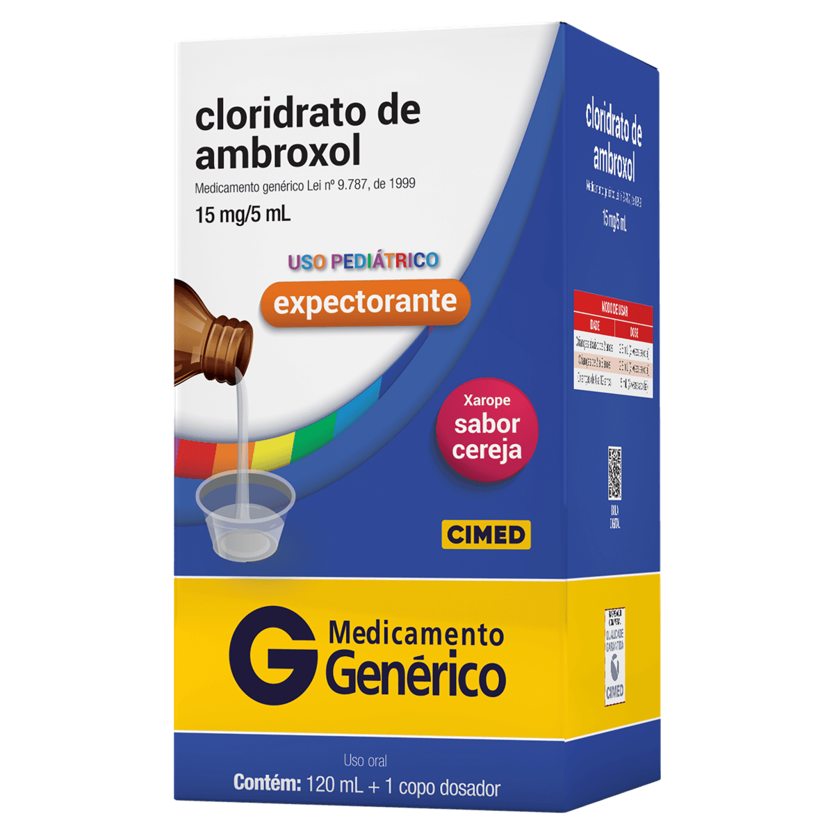 Cloridrato De Ambroxol 15Mg/5Ml Xarope Infantil 120Ml - Cimed