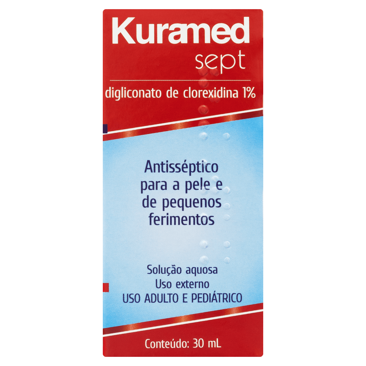 Antisséptico Kuramed Sept 1% Solução Aquosa 30ml Kuramed