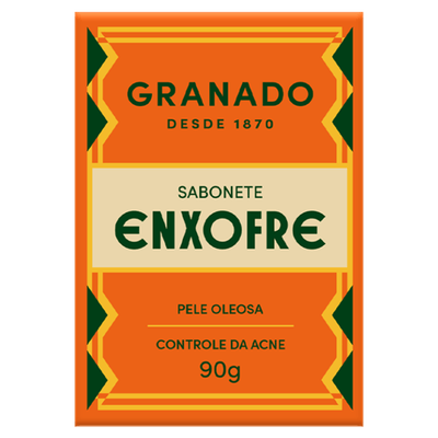 Sabonete Barra Enxofre 90g 7% Base 100% Vegetal Granado