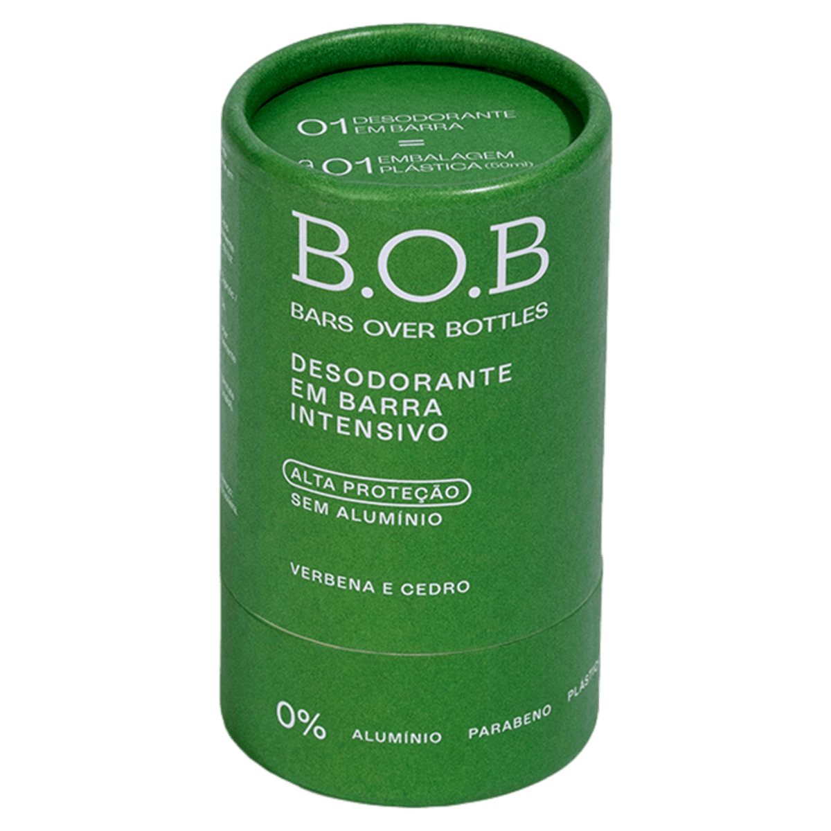 Desodorante em Barra Intensivo 50g Verbena e Cedro BOB
