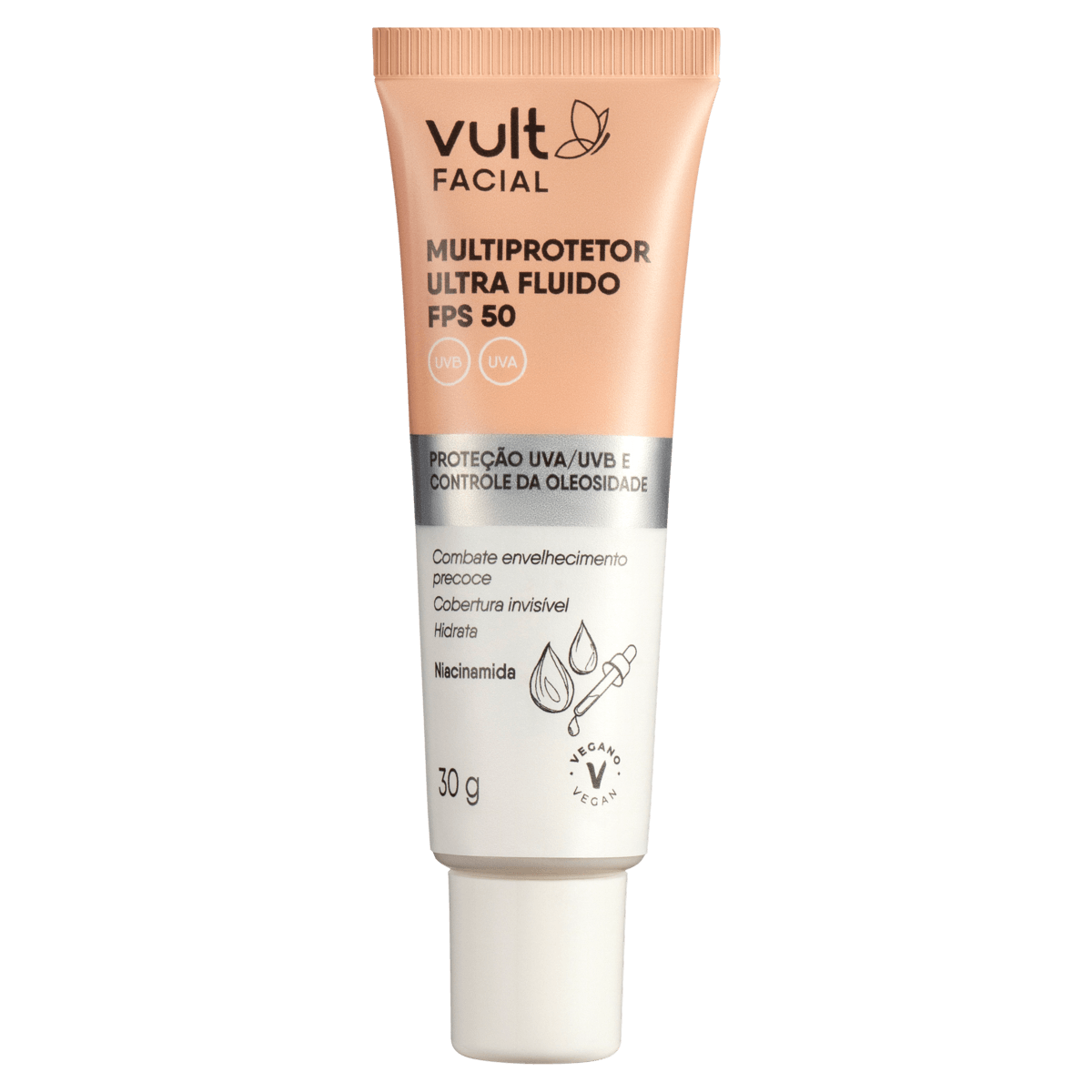 BB Cream Facial Multiprotetor Ultra Fluido FPS 50 30g Vult