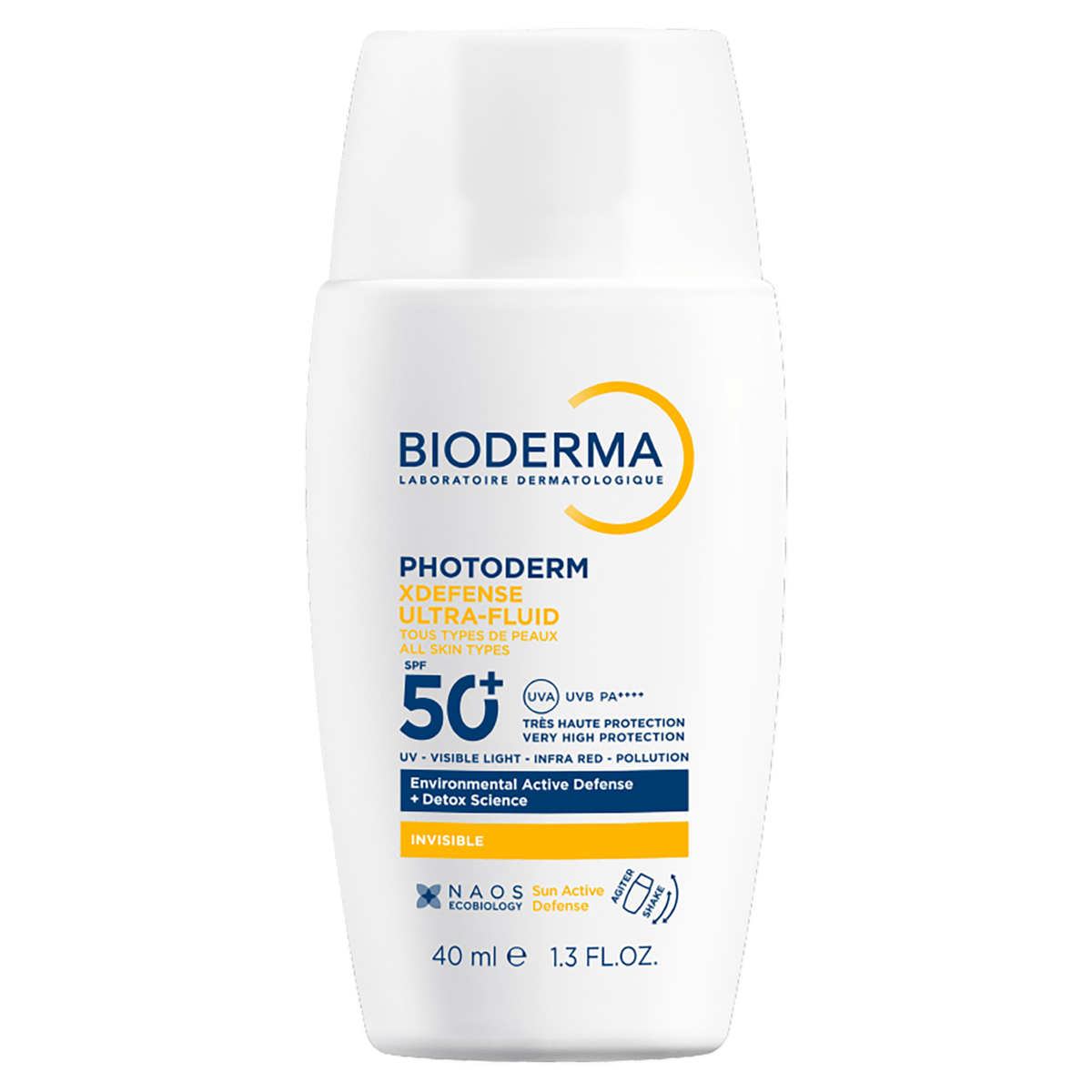Protetor Solar Facial Invisible FPS 60 Bioderma Photoderm XDefense Ultra-Fluid - 40ml
