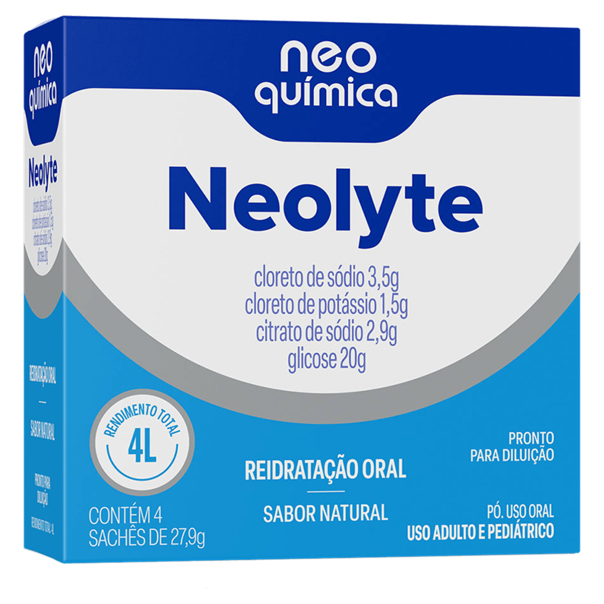 Neolyte Pó 3,5G Natural - 4 Sachês De 27,9G Cada preço