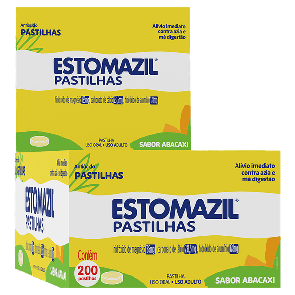 Estomazil 185mg Abacaxi Blister - 10 Pastilhas
