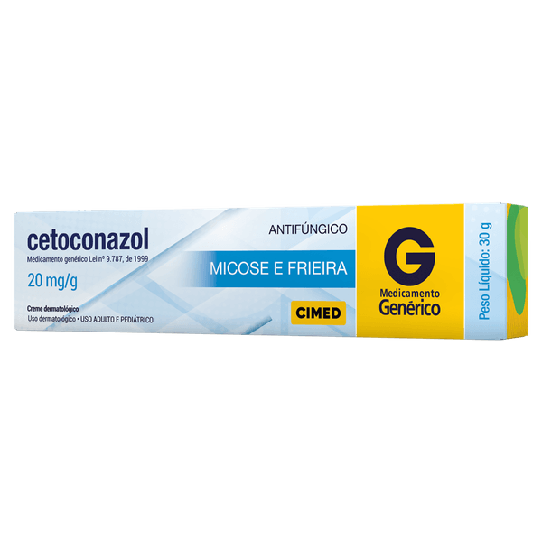 Cetoconazol 20mg/g 30g Creme - Cimed