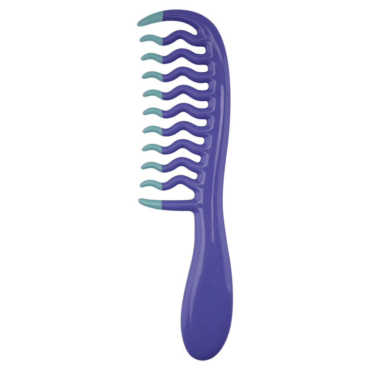 Pente para Cabelos Cacheados Cachos e Ondas Roxo Ricca