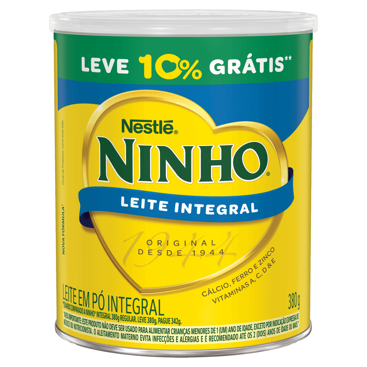 Leite em Pó Integral Ninho - 380g