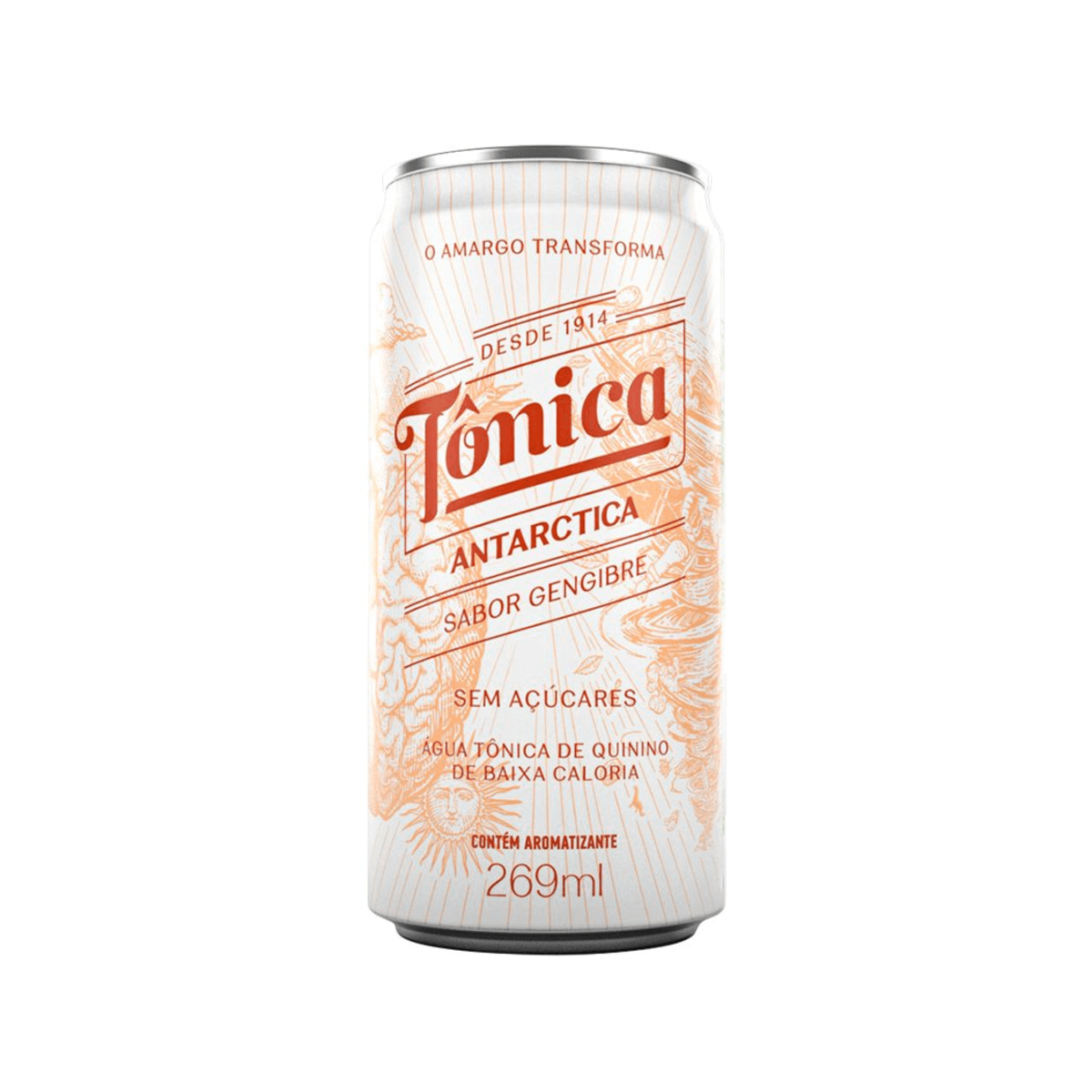 Bebida Tonica Gengibre 269Ml - Tonica