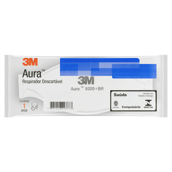 Máscara Respiratória Descartável N95 3M Aura 1Un