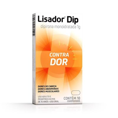 Lisador Dip 1g Brainfarma Caixa 10 Comprimidos