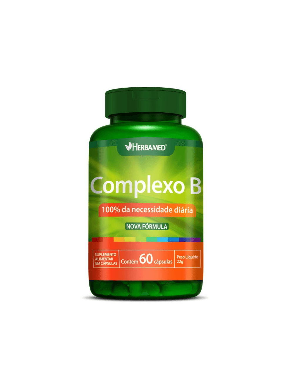 Complexo B 100% Idr 60 Cápsulas - Herbamed