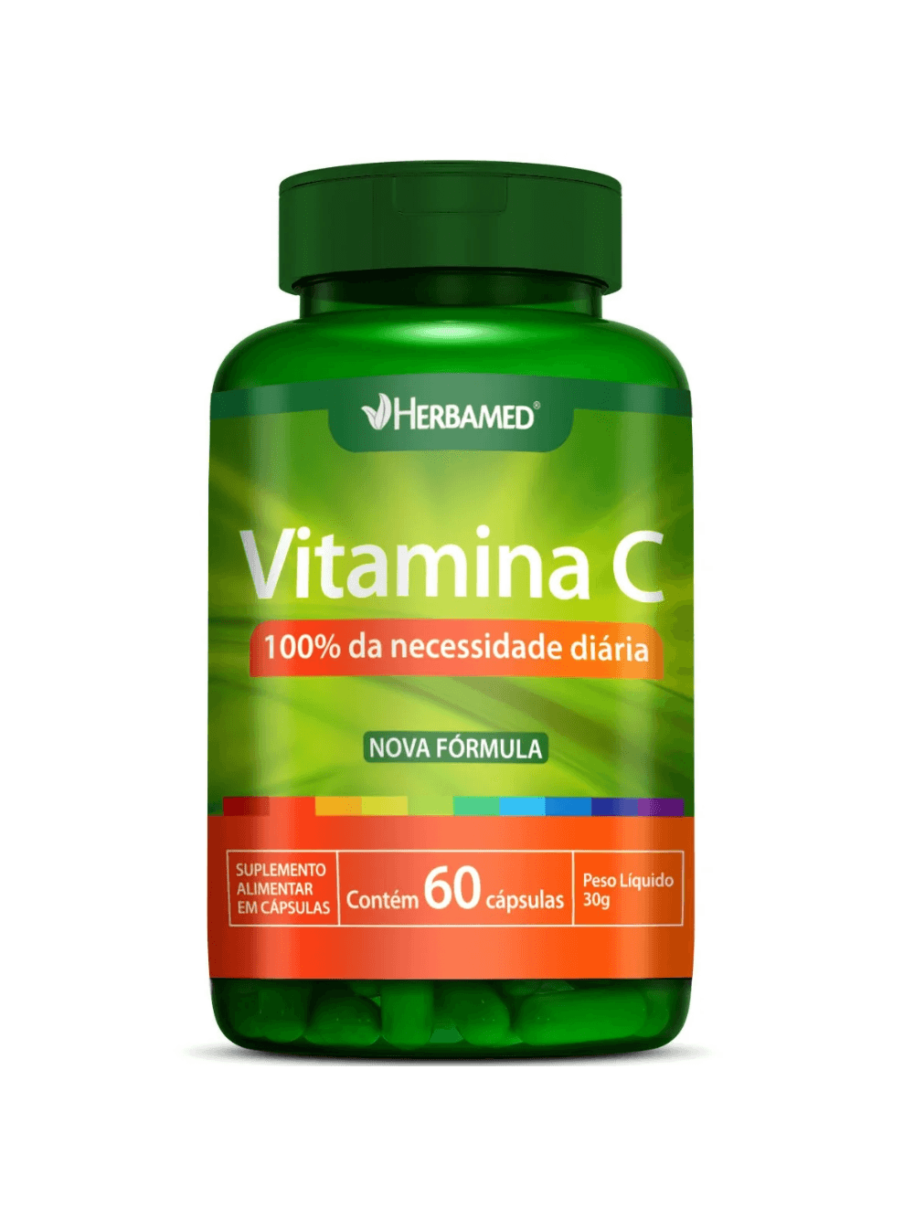 Vitamina C Diária Com 60 Cápsulas - Herbamed - Vitamina C Diária C/60 Cápsulas - Herbamed