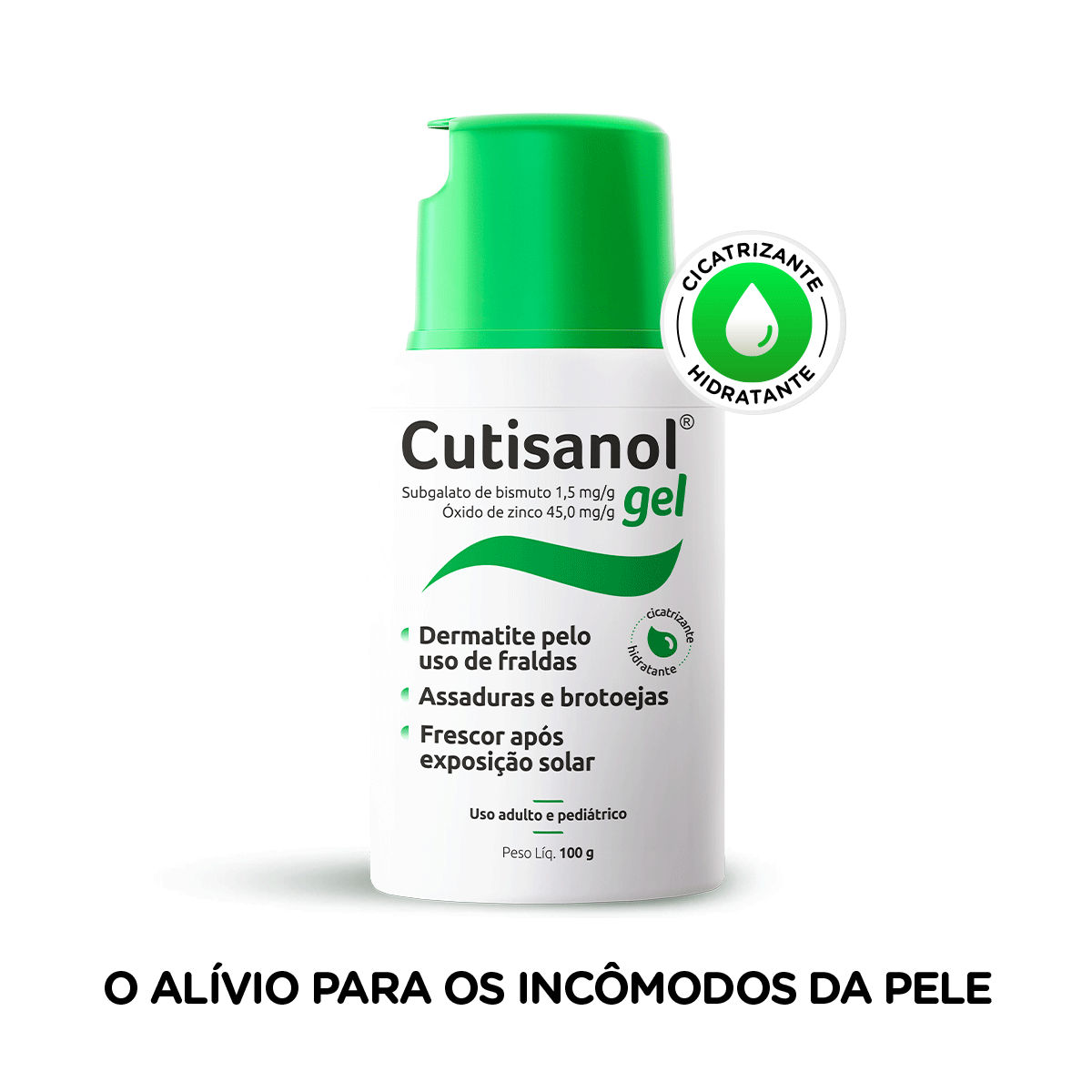 Cutisanol Gel 1,5mg/g + 45mg/g 100g - Cristalia