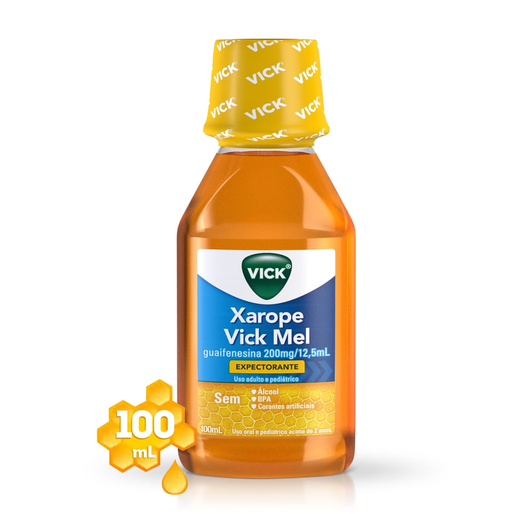 Expectorante Vick Xarope Mel - 100Ml