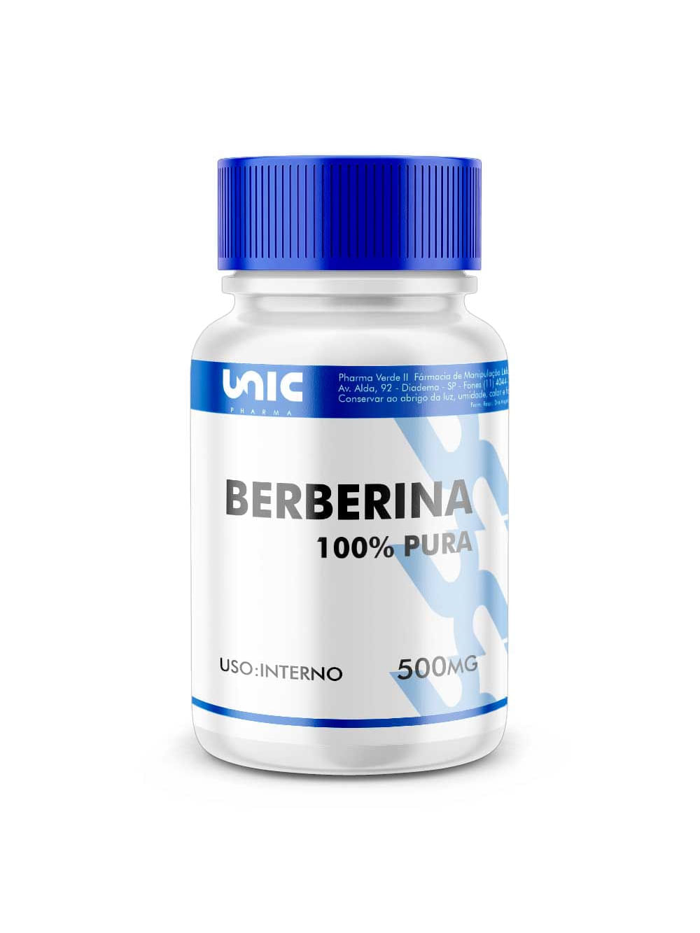 Berberina 500Mg 30 Cápsulas - Unicpharma