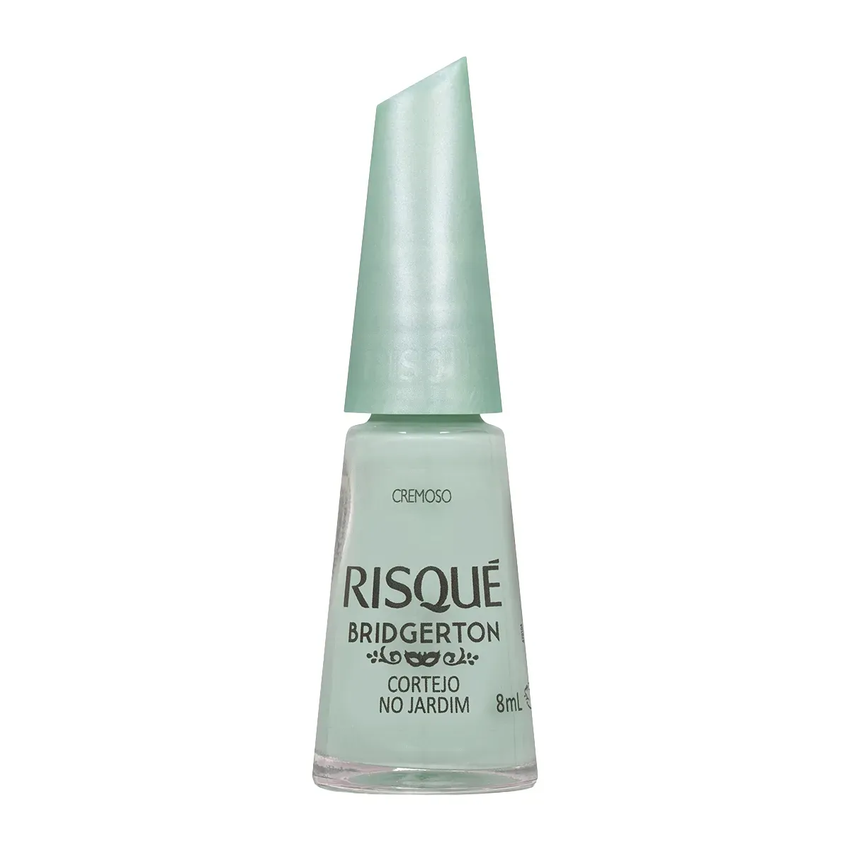 Esmalte Cremoso Risqué Bridgerton Cortejo no Jardim Verde Claro 8ml