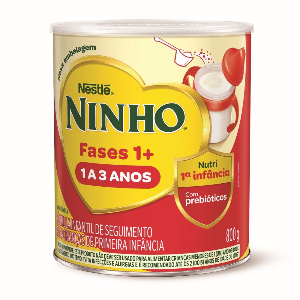 Fórmula Infantil Ninho Fases 1+ Nestlé - 800g