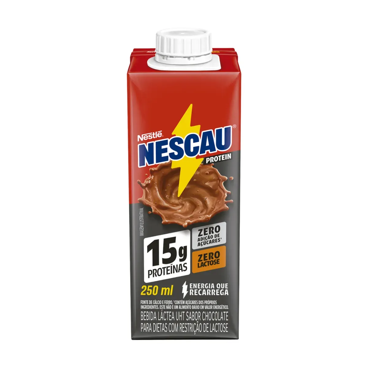 Bebida Láctea Nescau Protein Chocolate Zero Lactose 250ml