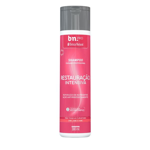 Shampoo Restauração Intensiva PRO Cabelos Cacheados 300ml Bn.Cachos