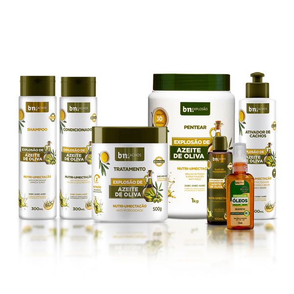 Kit Linha Completa Explosão de Azeite de Oliva