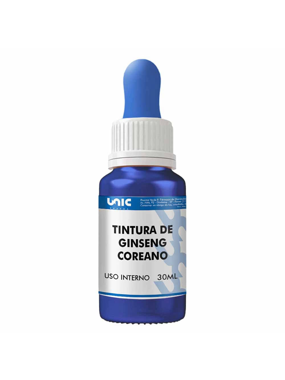 Tintura de Ginseng Coreano 30ml - Unicpharma