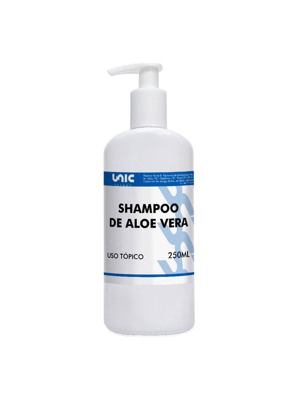 Shampoo Aloe Vera Babosa Hidratante Fortalecedor 250ml Unicpharma