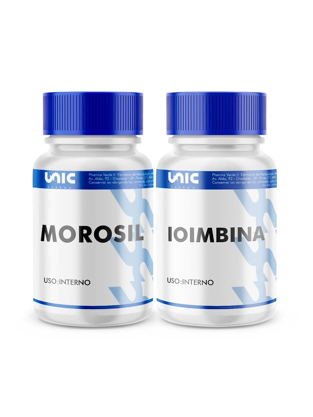 Morosil 500Mg 30 Caps + Ioimbina 5Mg 60 Doses