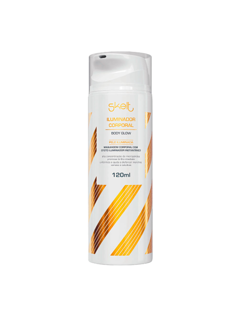 Iluminador Corporal Skelt Red Carpet Glow 120ml Loção Efeito Bronzeado Hidratante