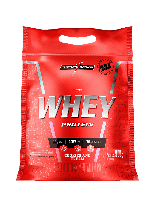Hipercalórico Nutri Whey Protein Cookies 900g Integralmédica