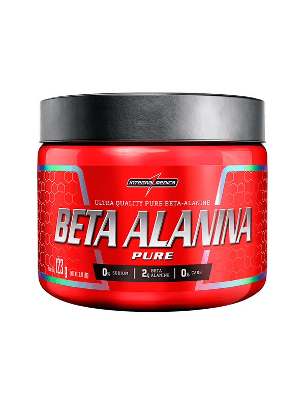 Beta Alanina em Pó 123g Pré-Treino Pura Integralmedica