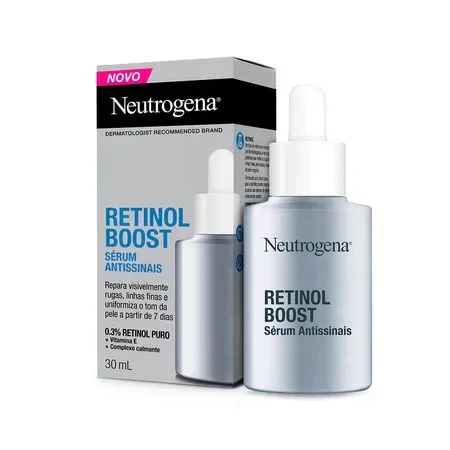 Antissinais Sérum Neutrogena Retinol Boost Conta-Gotas - 30ml