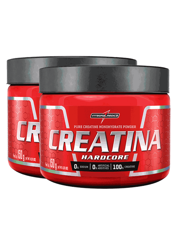 Kit 2 Creatina Monohidratada 150g Hardcore Integralmedica