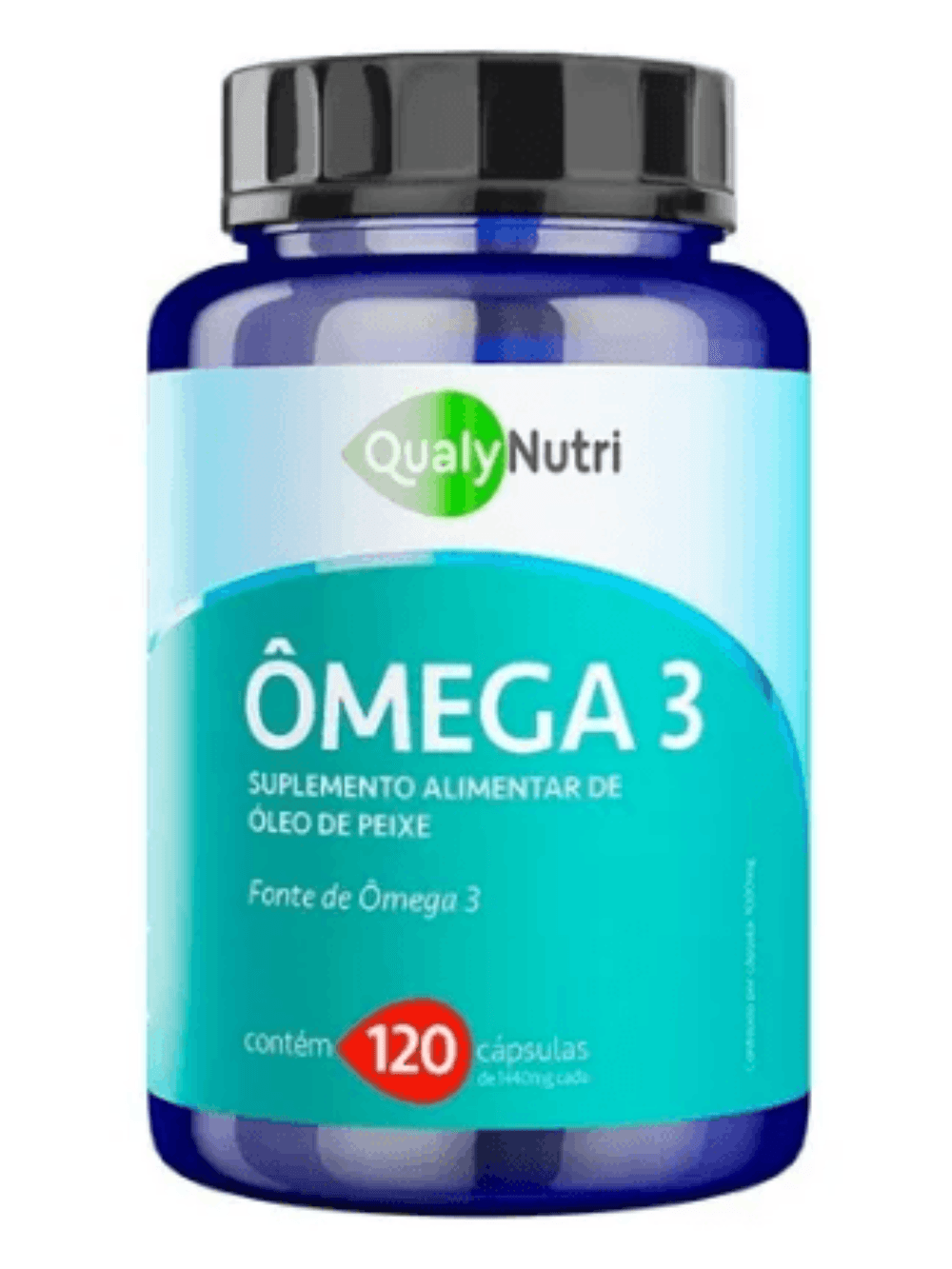 Ômega 3 1000Mg 120 Cápsulas - Qualy Nutri