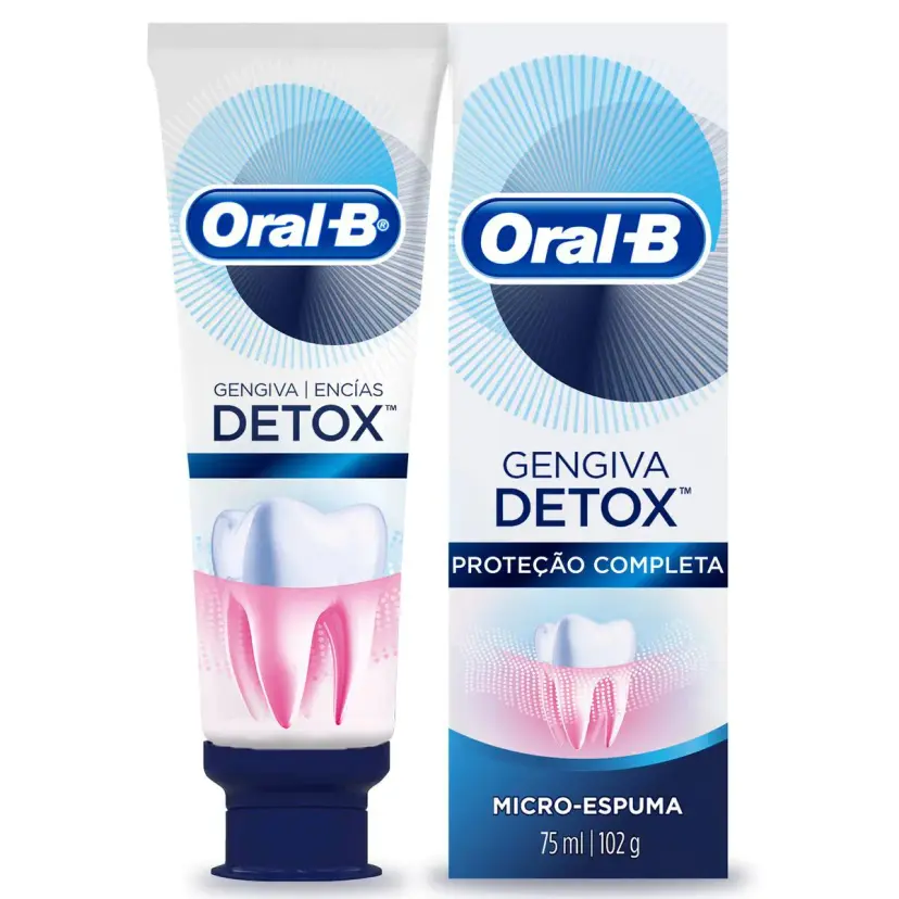 Creme Dental Gengiva Detox Deep Clean 102g Oral-B