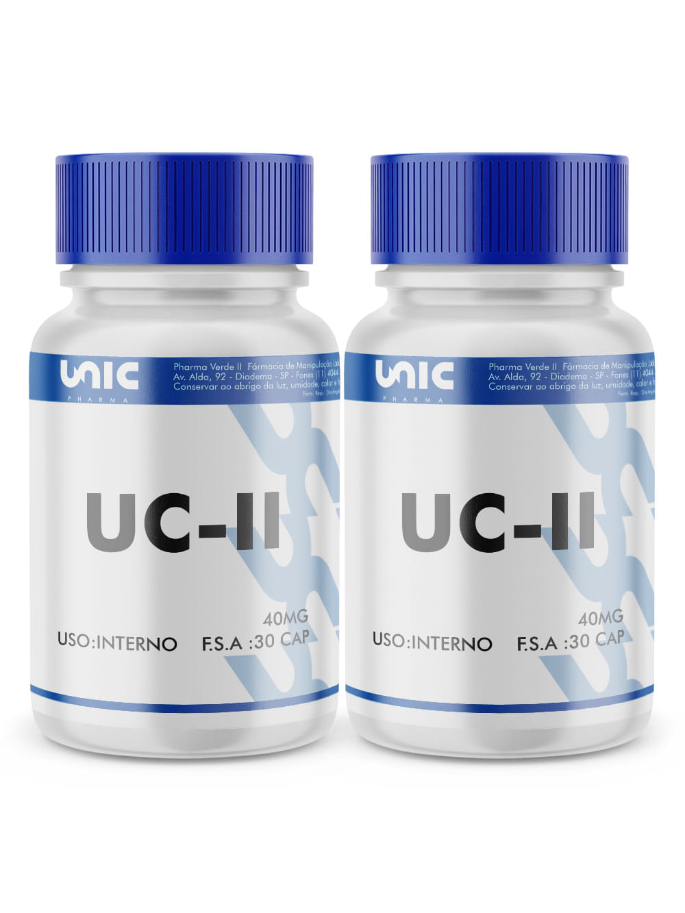 Kit 2 Frascos De Uc-Ii Colágeno Tipo 2 40Mg 30 Caps