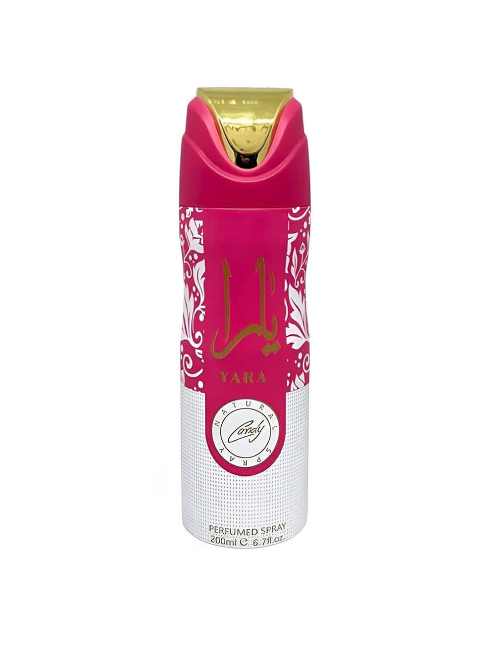 Desodorante Body Splash Lattafa Yara Candy 200ml Floral Frutado Gourmand Lattafa Perfumes