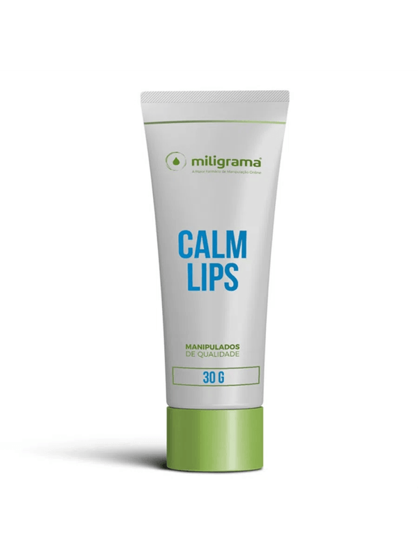 Pomada para Herpes Labial Calm Lips Cicatrizante 30g Miligrama