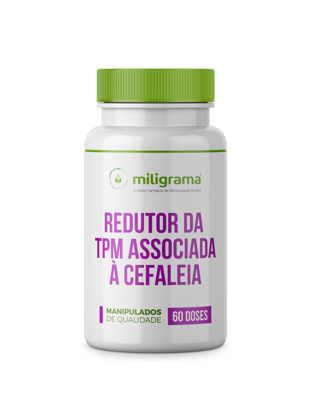 Redutor da TPM Cefaleia 350mg 60 Cápsulas - Miligrama