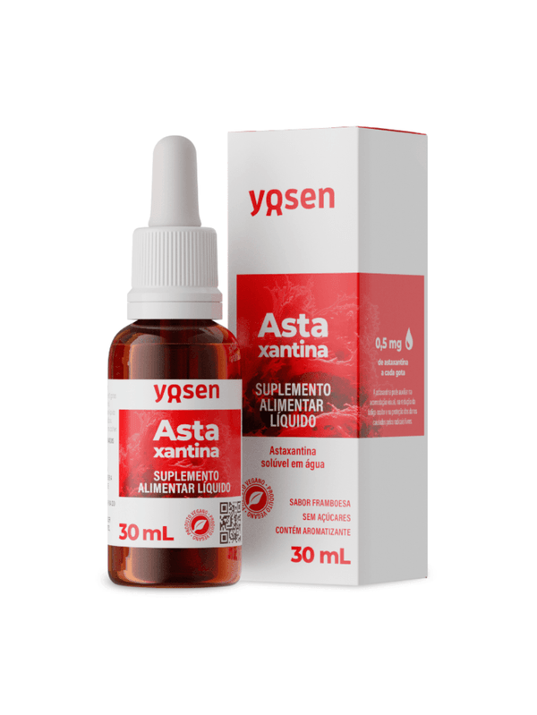 Antioxidante Astaxantina Ydrosolv Gotas Vegano 30ml Miligrama